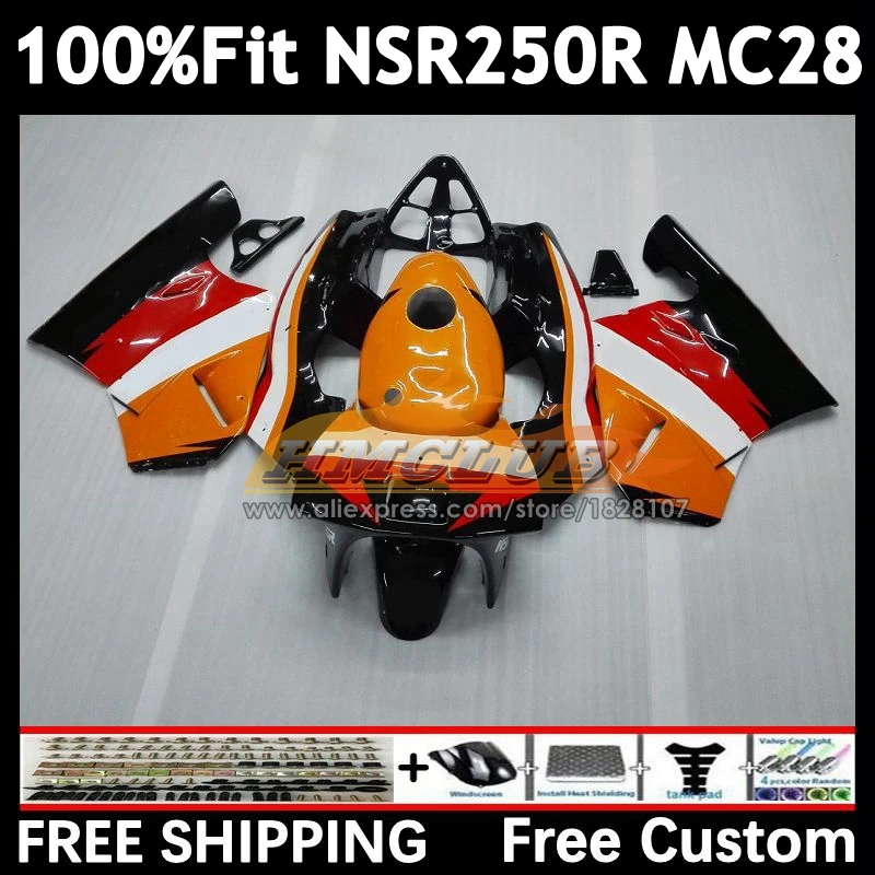 Injection For HONDA MC28 NSR250R 94 95 96 97 99 repsol orange 95No.7 NSR 250 250R NSR250 R 1994 1995 1996 1997 1998 1999 Fairing