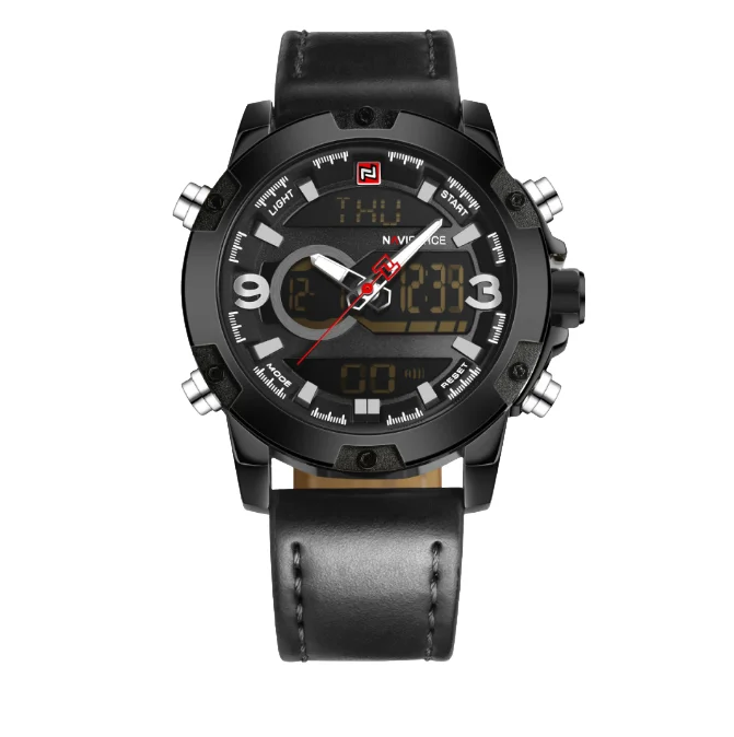 waterproof-belt-watch-sports-men's-watch-leisure-business-quartz-watch-multi-functional-large-dial-leather-quartz-wristwatch