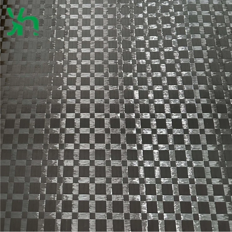 قماش منسوج عادي مستطيل بعرض 12 قيراط 200 جرام من ألياف الكربون - مادة ذات سطح أملس من درجة الفضاء للمركبات الصناعية #1