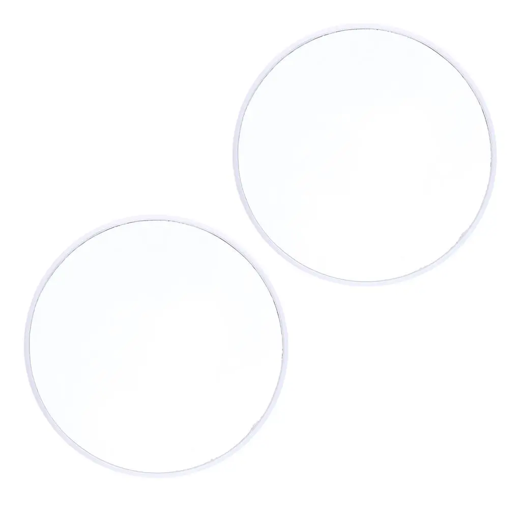 Handheld Wall Suction Cup Mirror 10x Magnifying Small Cosmetic Mirror Portable Plastic for Makeup and Bath Use