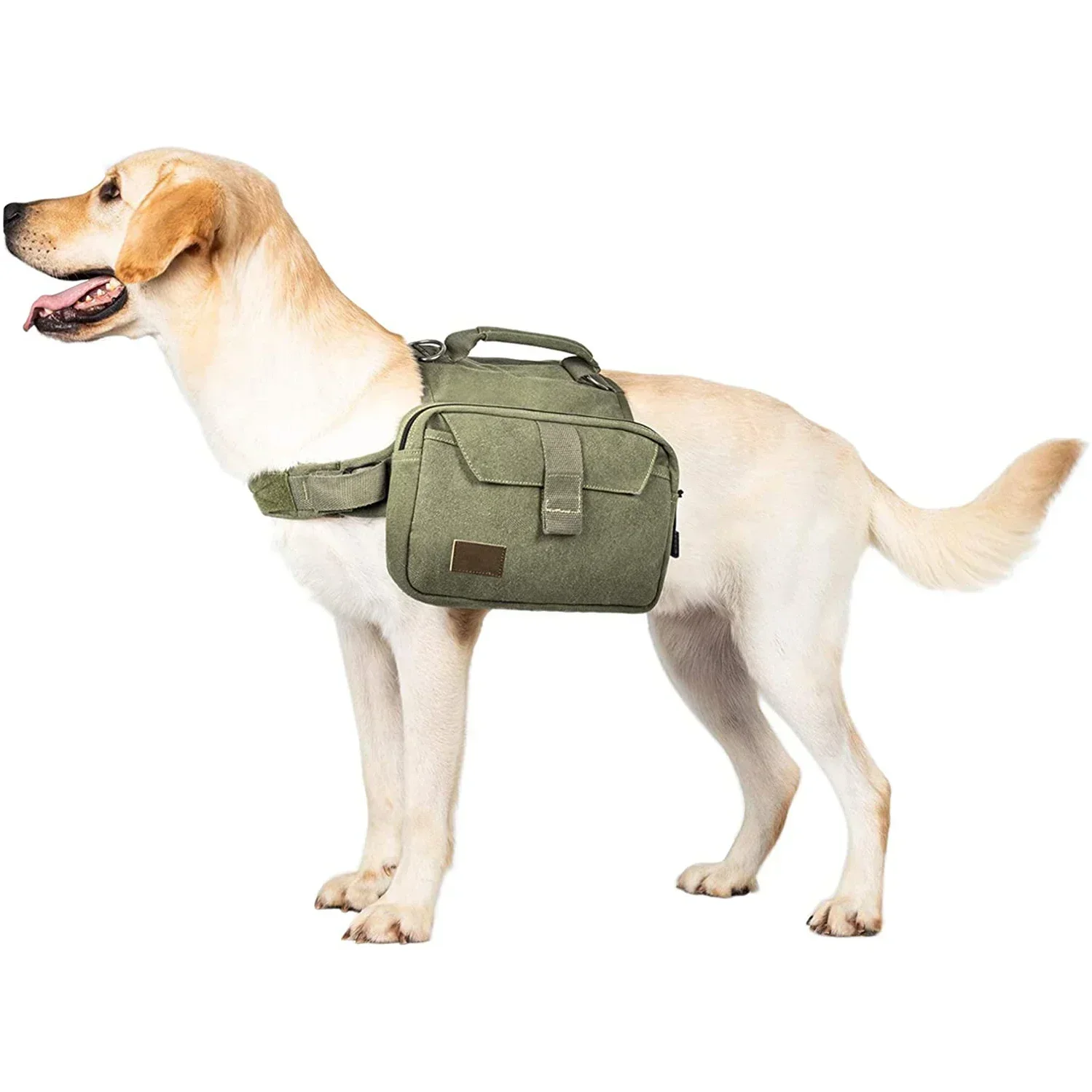 

Dog Pack Hound Dog Saddle Bag for Travel Camping Hiking Rescue Medium & Large Dog Tactical Bag Tool Kit 2 Capacious Side Pockets