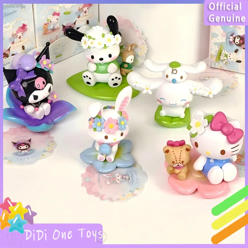 

Genuine Toptoy Sanrio Spring Flower Series Blind Box Kawaii Doll Figurine Collection Desktop Ornament Fashion Trend Gift