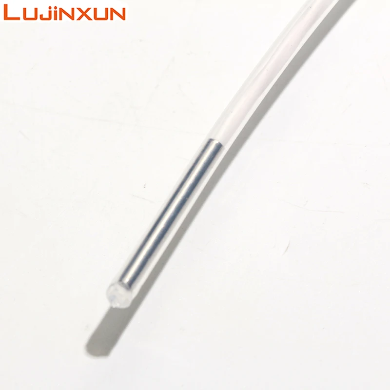 LUJINXUN Sensor de temperatura PT100 K/E tipo termopar, resistencia de platino, ácido resistente a la corrosión, funda de PTFE, 1 unidad