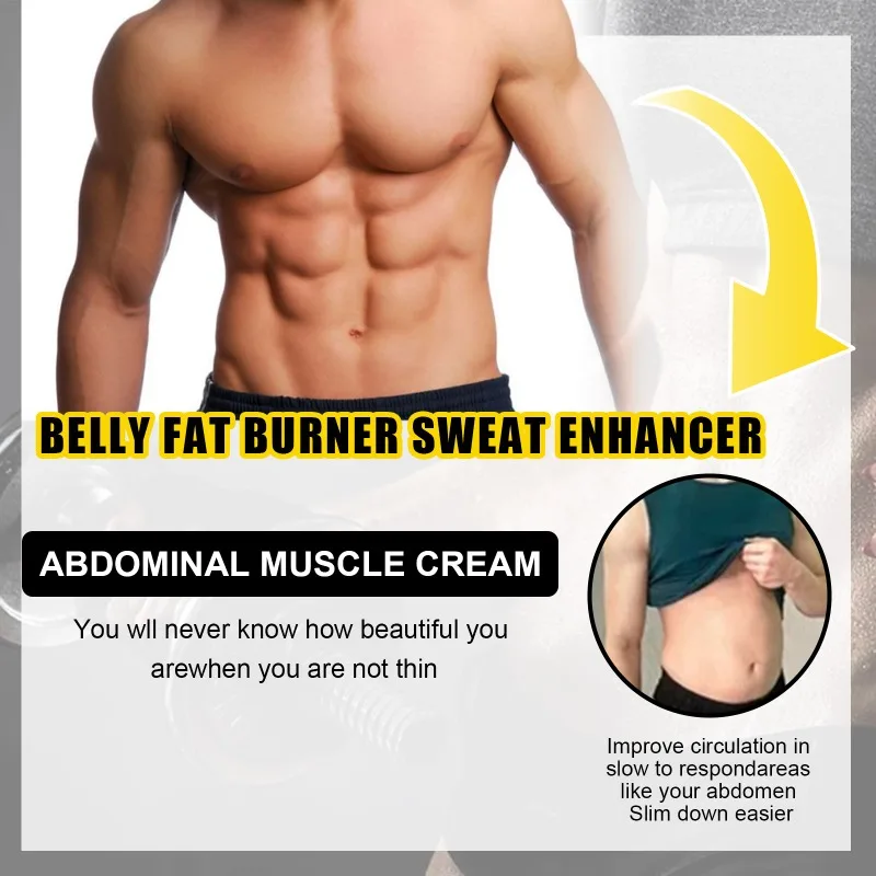 Belly Fat Burner Sweat Enhancer Ointment Improve Metabolism Accelerate Sweating Muscle Shaping Daily Maintenance Product