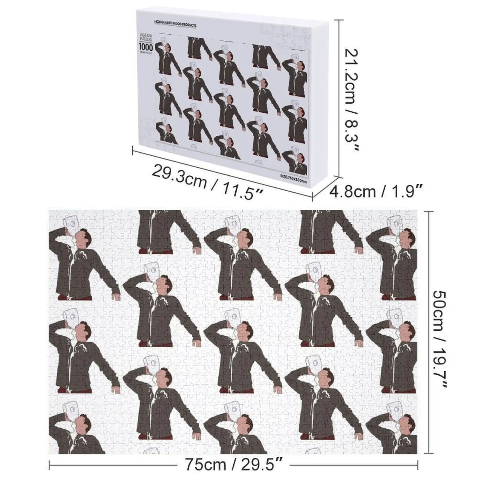 Joey beber leite quebra-cabeça iq romance brinquedos para crianças 2022 obras de arte quebra-cabeça