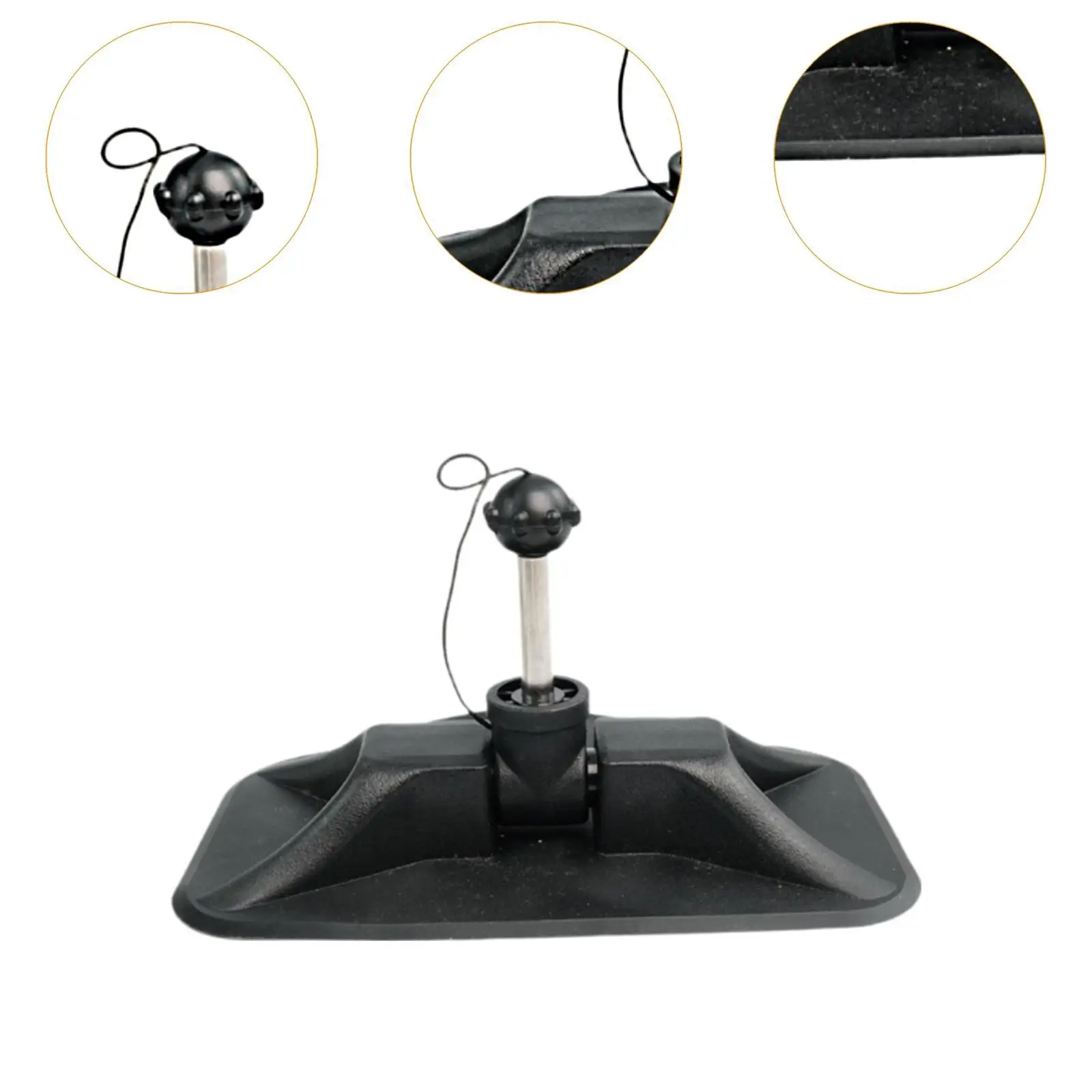 مشبك مجداف موفر للعمالة يدور 360 درجة حامل مجذاف مريح لسطح أفقي أو عمودي زورق مطاطي لقوارب الكاياك #5