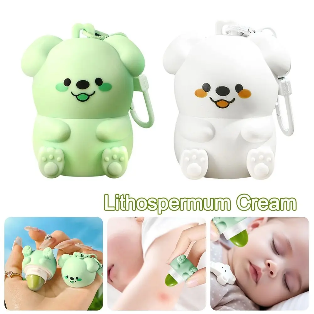 Antipruritic Lithospermum Cream Soothing Moisturizing Comfrey Cream Relieve Mosquito Bites with Keychain Soothing Cream for Kids