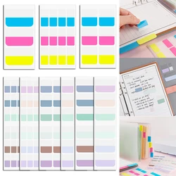 Writable Reusable Sticky Notes Morandi Color 10 Sheets Index Label Sticker for Journal Diary Agenda Use Marker Paper New 2023