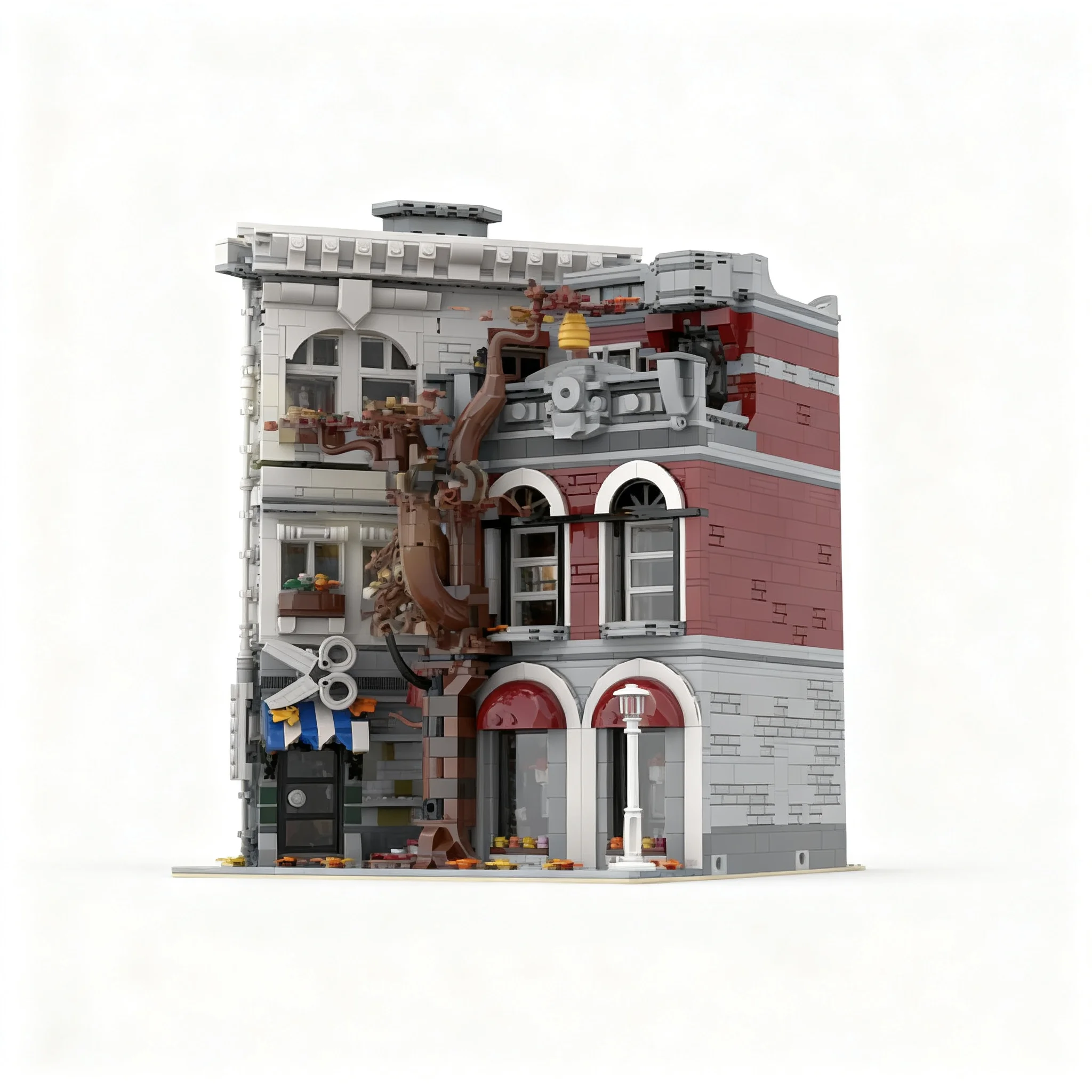 3790pcs MOC Modular Buildings Straight Guy Makeover Studio Model Building Blocks Christmas Gift Creative Collectible Living Room