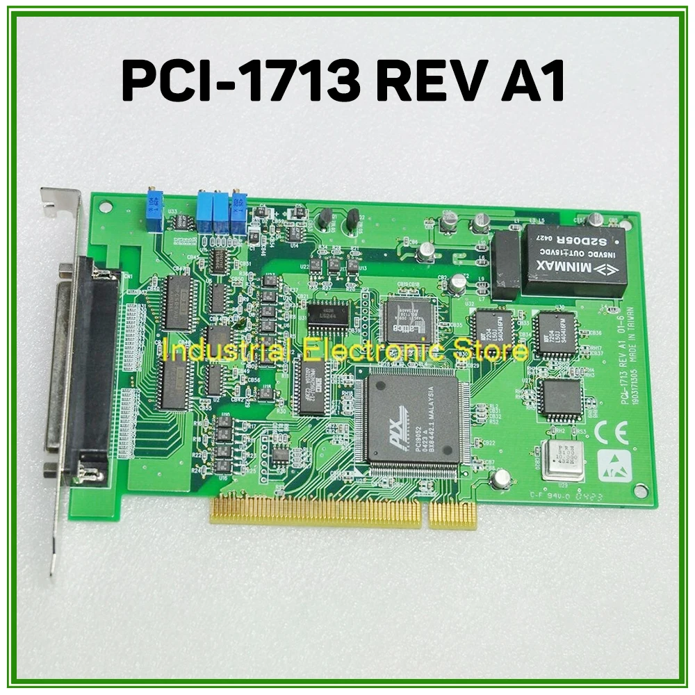 Data Capture Card Isolated Analog Input Card For Advantech PCI-1713 REV A1