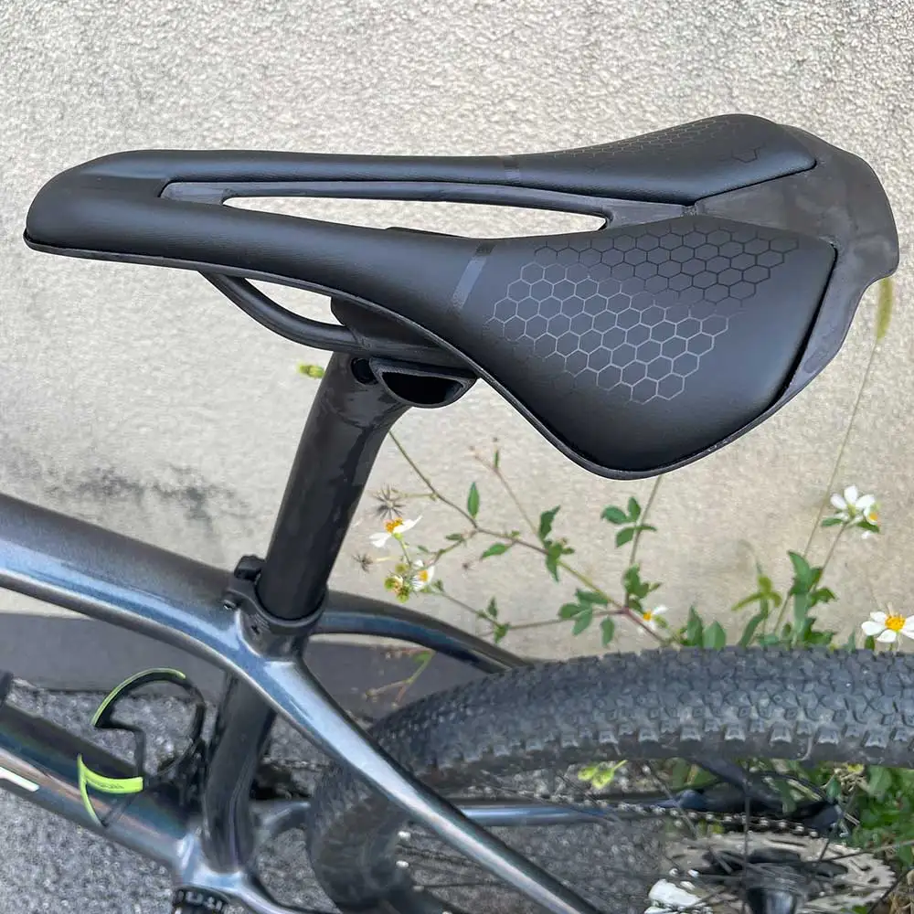 elita one UD Textured Carbon Fiber Saddle 115g MTB/road Ultralight Seat 250x150mm PL