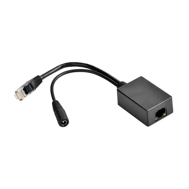 Plugs & Play 48V 10W PoE Converter Small Gigabit PoE Adapters for Smooth Integration with Various Internet Devices F19E