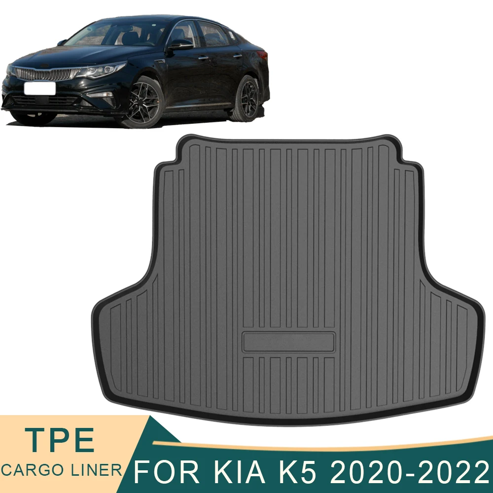 

For Kia K5 DL3 5th 2020-2022 Car Cargo Liner All-Weather TPE Non-slip Trunk Mats Waterproof Boot Tray Trunk Carpet Accessories