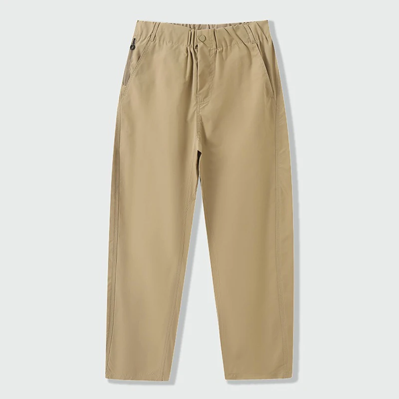 خفيفة الوزن السراويل المستقيمة الرجال الكورية موضة التجفيف السريع عمال السراويل لينة قذيفة في الهواء الطلق المشي لمسافات طويلة السراويل البضائع شارع العليا بانت