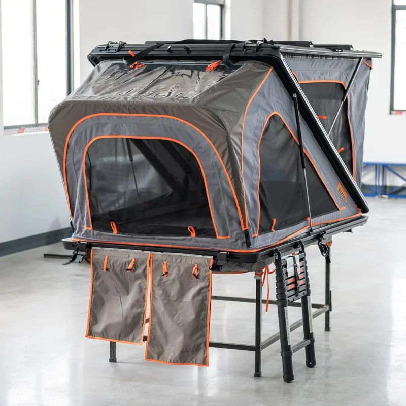 Car Accessories Z-Type Roof Tent Waterproof Ox Fabric Quick Install All Season Vehicle Overland Trip