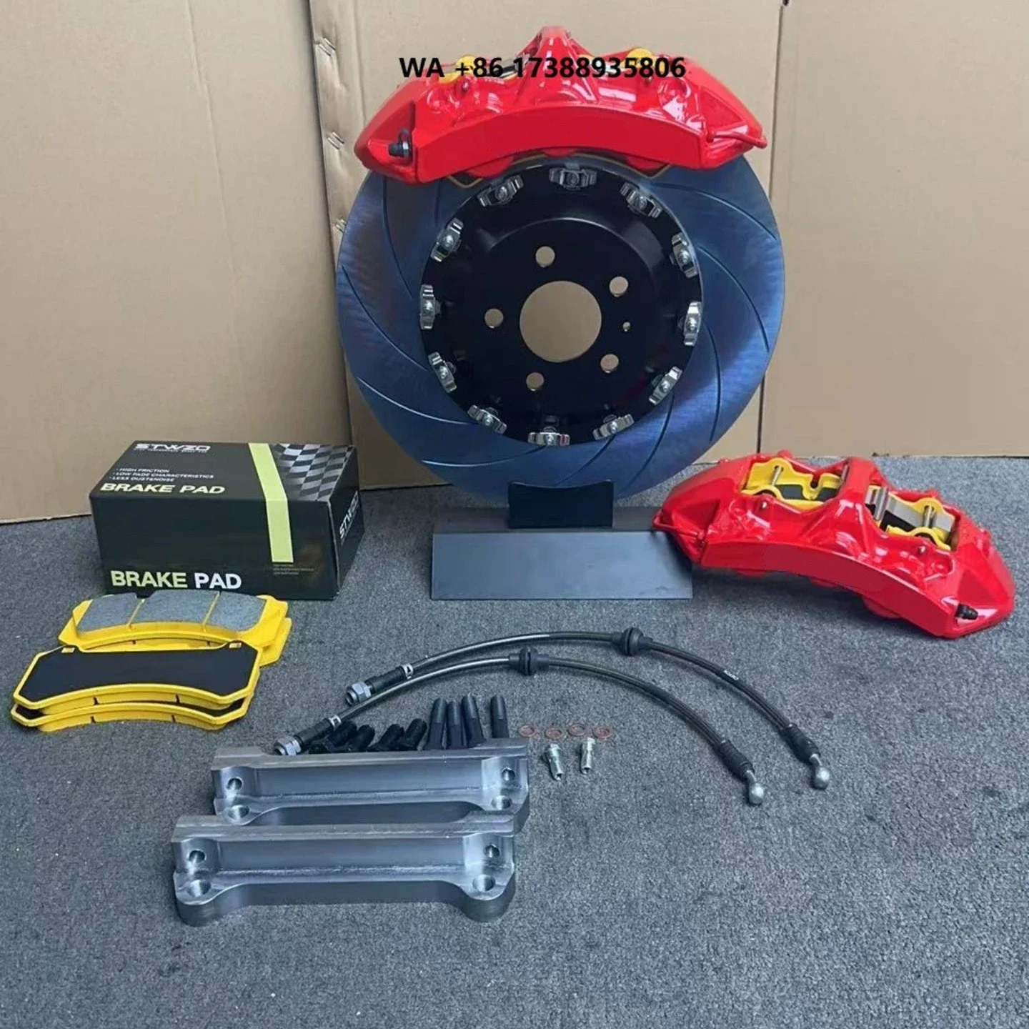 Car Brakes 6-Piston GT6 Style Brake Caliper Kit for S3 8v A3/A4 A5 Q3 A1 TT / TTS Golf / Sentra