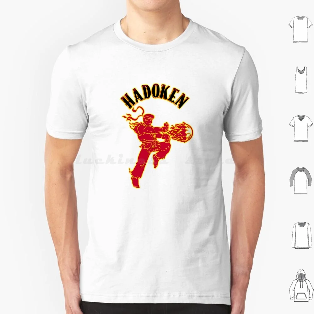 Hadoken Ryu T Shirt Cotton Men Women Diy Print Hadoken Ryu Classic