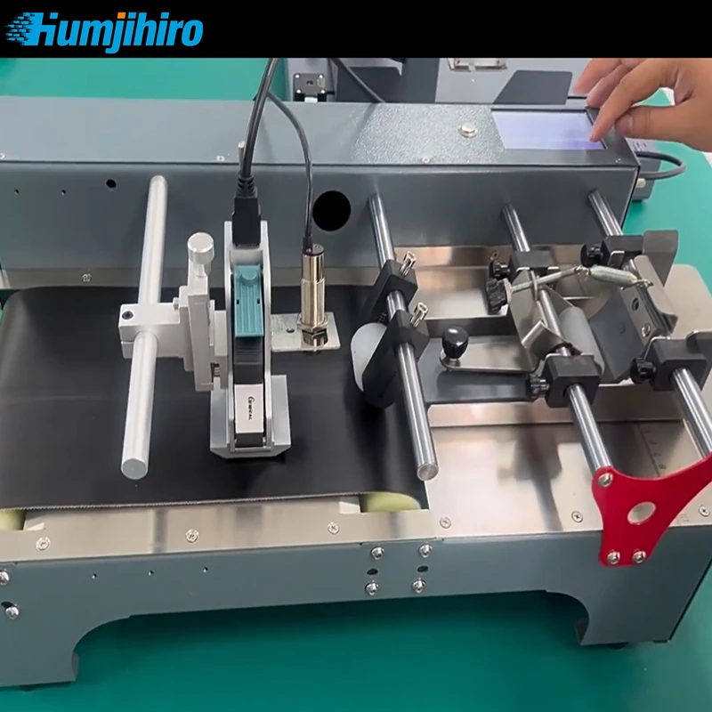 HUMJIHIRO Automatic Online Pagination Printer All-in-one Thermal Inkjet Printer Plastic Bag Carton Box Label Paging Machine
