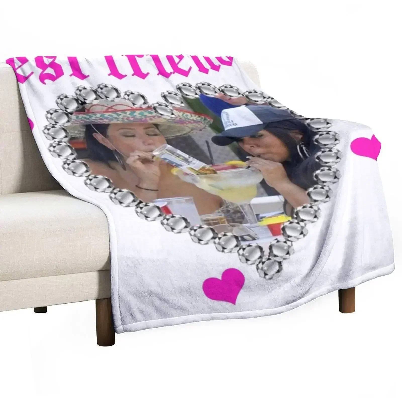 

best friends / snooki and jwoww Throw Blanket Luxury Sofas Sofa Blankets