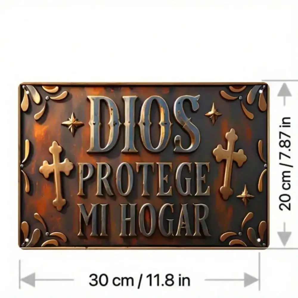 1pc Metal Tin Plaque 