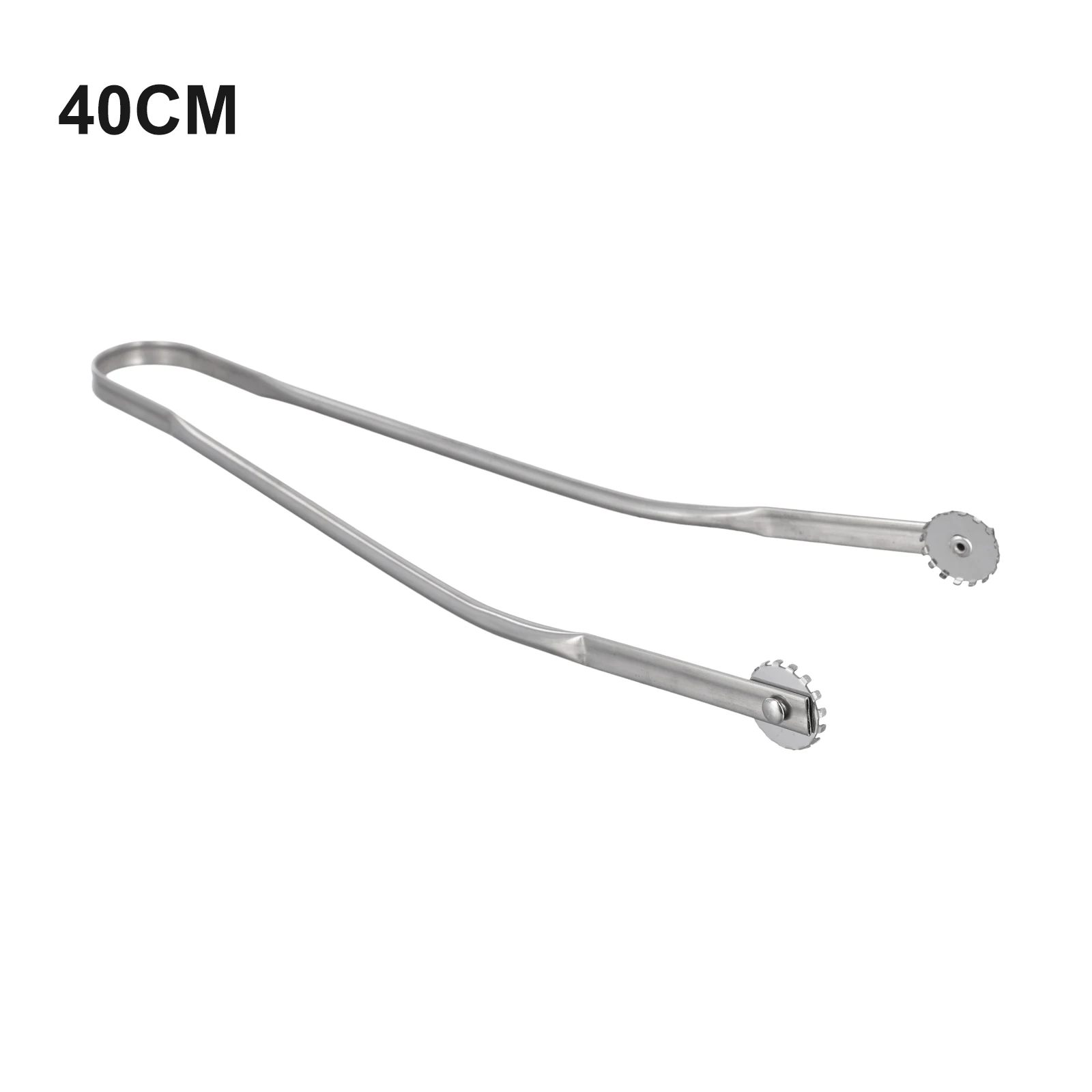 1pcs BBQ Sausage Turning Tongs Stainless Steel Long Handle Grilling Flipping Cooking Outdoor Barbecues Tools 30/40/50cm