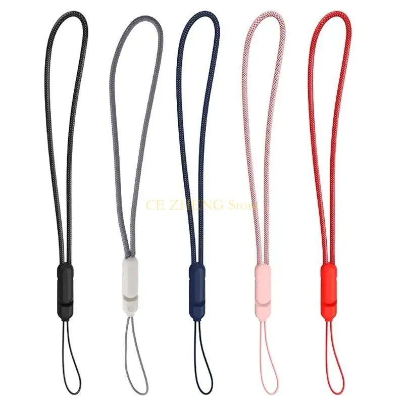 E56B 1 Protective Sleeve Lanyard 헤드폰 방지 로프 무선 헤드폰 케이스 방지 전선을위한 팩 입사