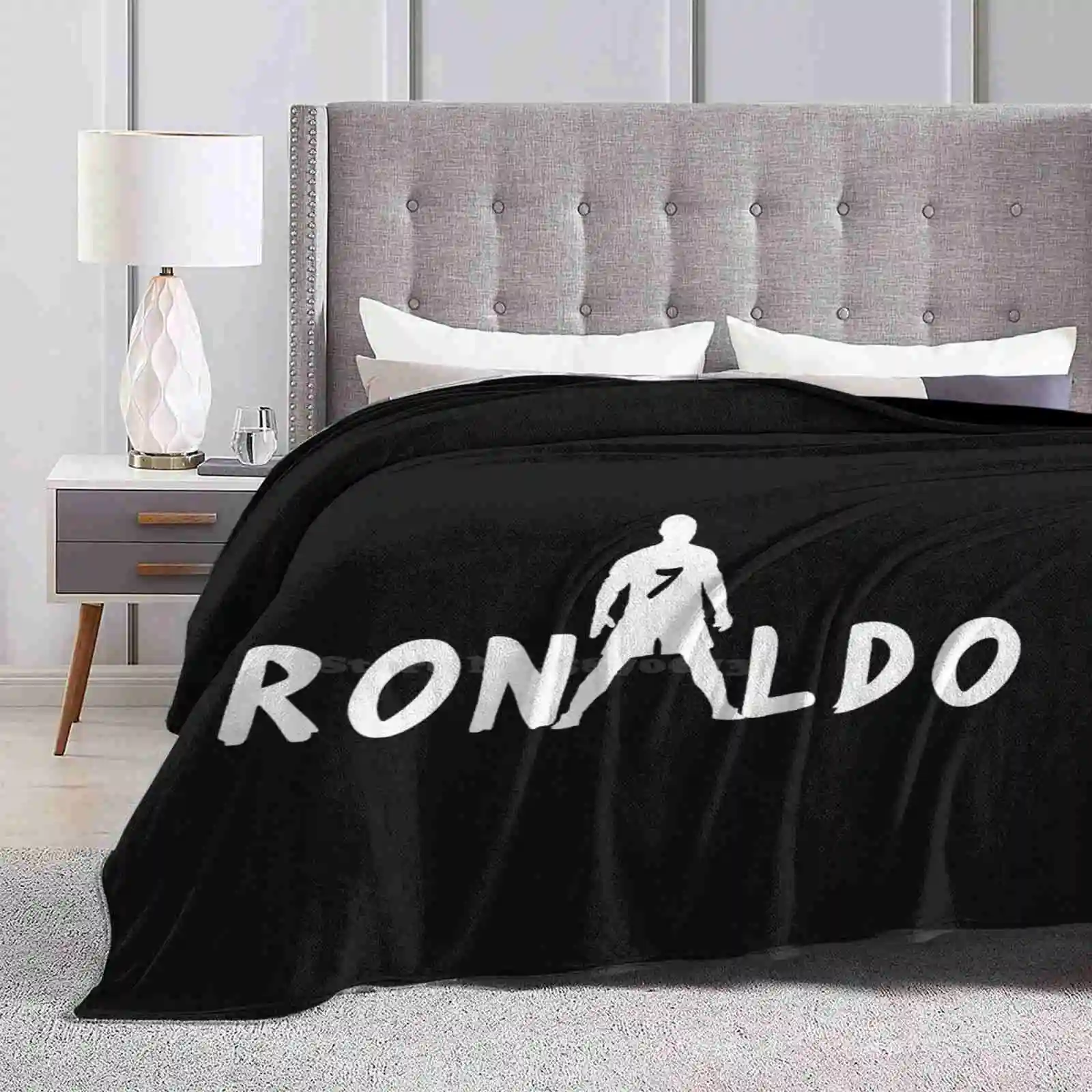 Ronaldo Four Seasons Comfortable Warm Soft Throw Blanket Real Madrid Portugal Freekick Spain Footballer Player Award Winger