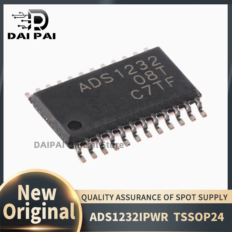 (5PCS-10PCS/Lot)100% New original ADS1232IPWR ADS1232IPW ADS1232 TSSOP24 Digital-to-analog converter