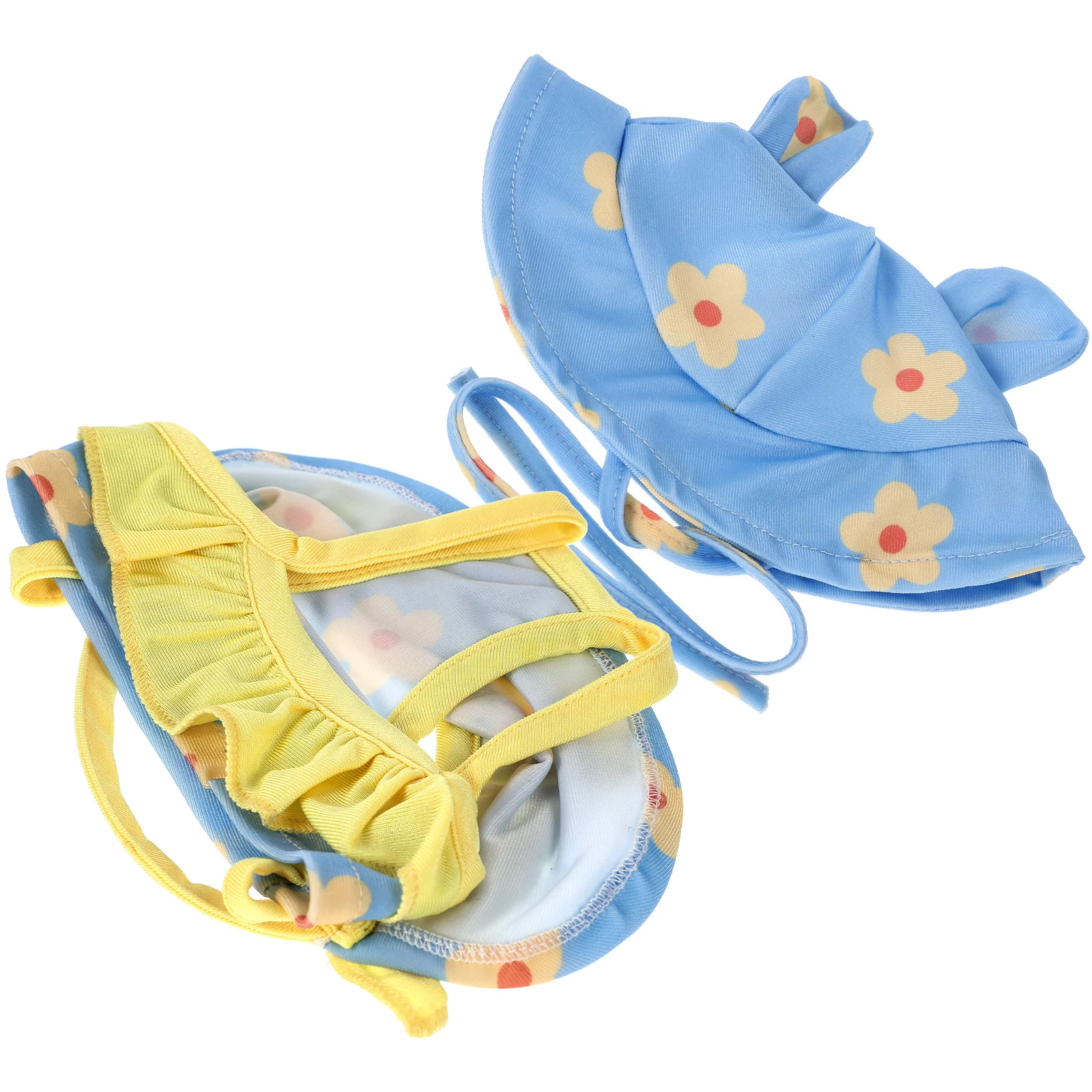 Pet Sling Swimsuit Skits Apparel Puppy Suspenders Dog Beach Clothes Skirts Blue