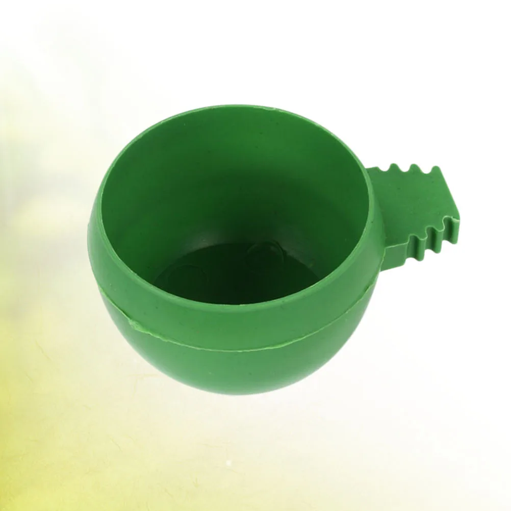 

20pcs Bird Feeder Bowl Round Pigeon Food Holder For Parrot Budgie Small Birds Cage Feeding Water Container Durable Pet Supplies