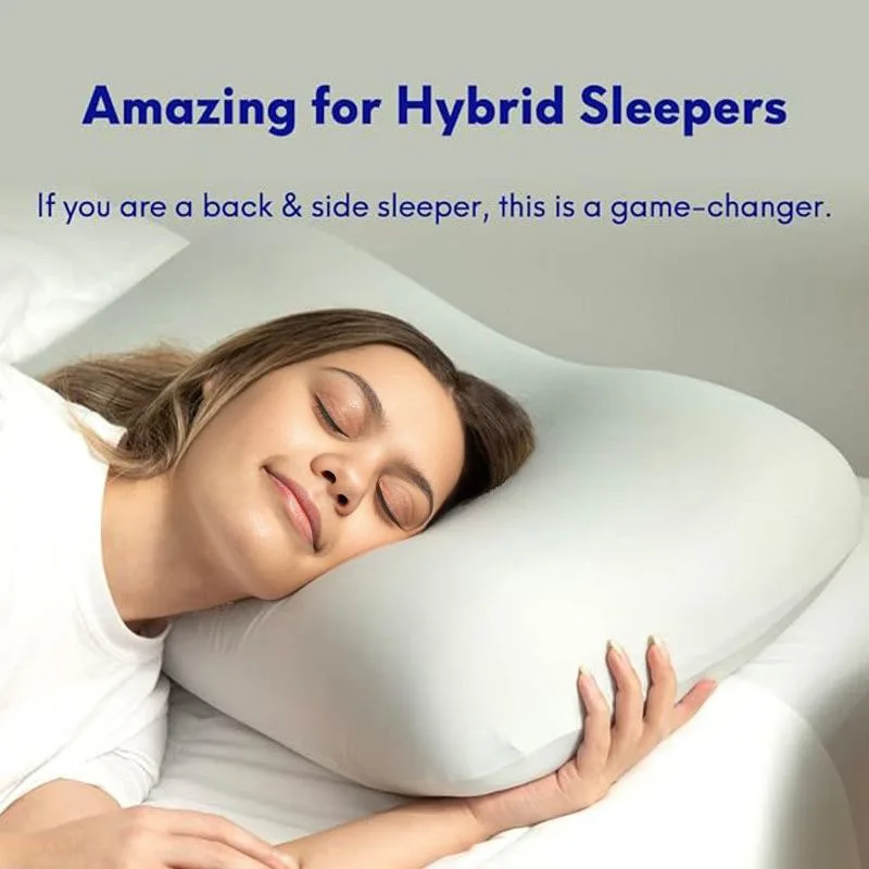 

Sleeper Travel Memory Rebound Removable Relief Pillow Slow Washable Side Orthopedic Foam Neck Pain Pressure Support Shoulder