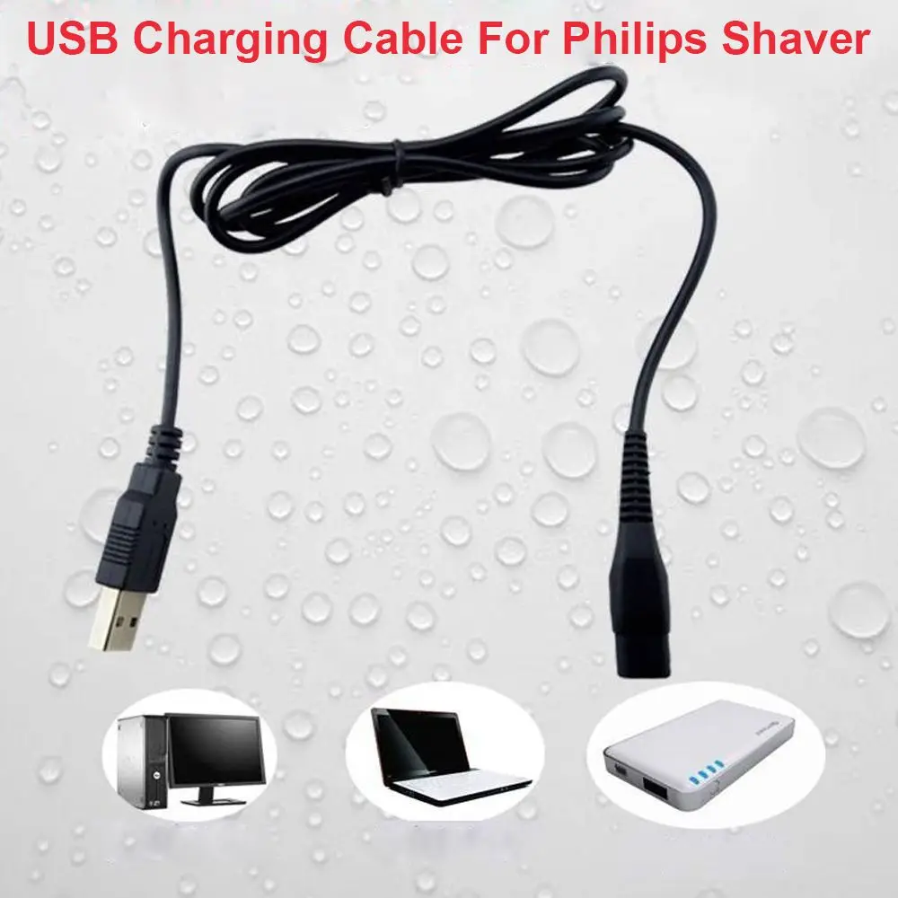 Portable Accessories Plug Power Cord USB Charger Shaver Charging Cable Electric Shaver For Philips OneBlade Shaver A00390