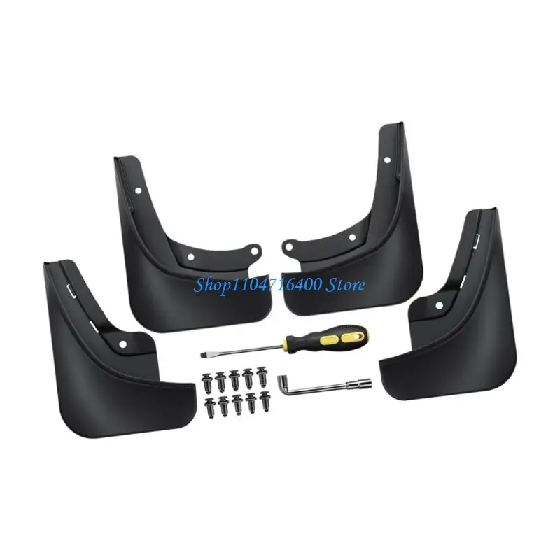 

y1gd Accuracy Splash Shielding Impact Resistant Quick Mount System Plastic Wheel Mudguards Quick Fixing for Vehicle