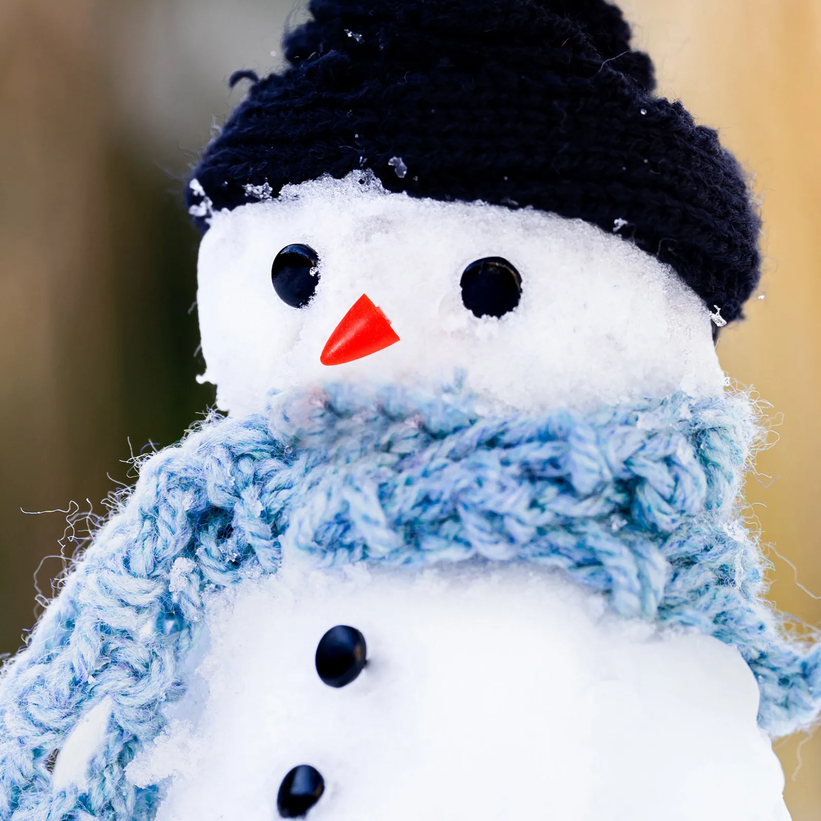 

200pcs Snowman Nose Accessory for Christmas Decoration DIY Plastic Xmas Material Craft Supplies Holiday Party