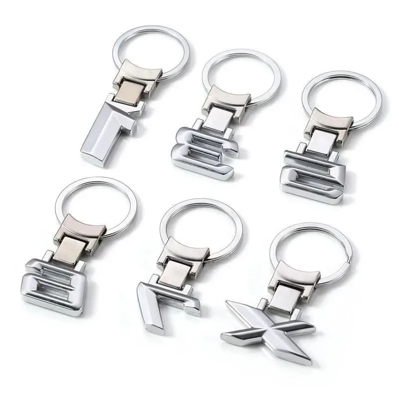 Zinc Alloy Key Ring Car Key Chain Metal Number Emblem Key Chain Car Accessory Charm Car Styling For BMW Auto X1 X3 X5 E3 E5 Z4