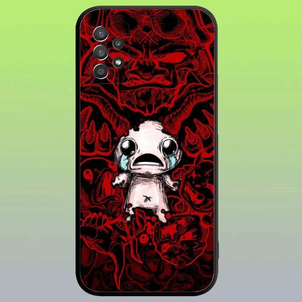 The Binding of Isaac Fanart Phone Case For Samsung Galaxy A20,A21s,A22,A31,A32,A52,A53,A72,73,A80,A91 Soft Black Cover