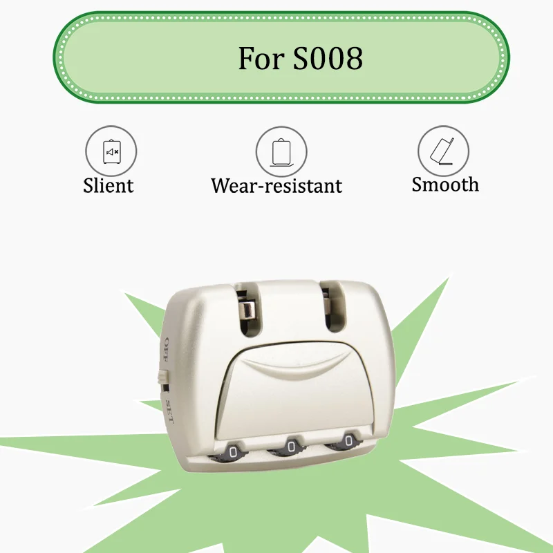 

For S008 Luggage Locking Mechanism Combination Lock Accessory Trolley Suitcase Zipper Lock Head Easy Installation