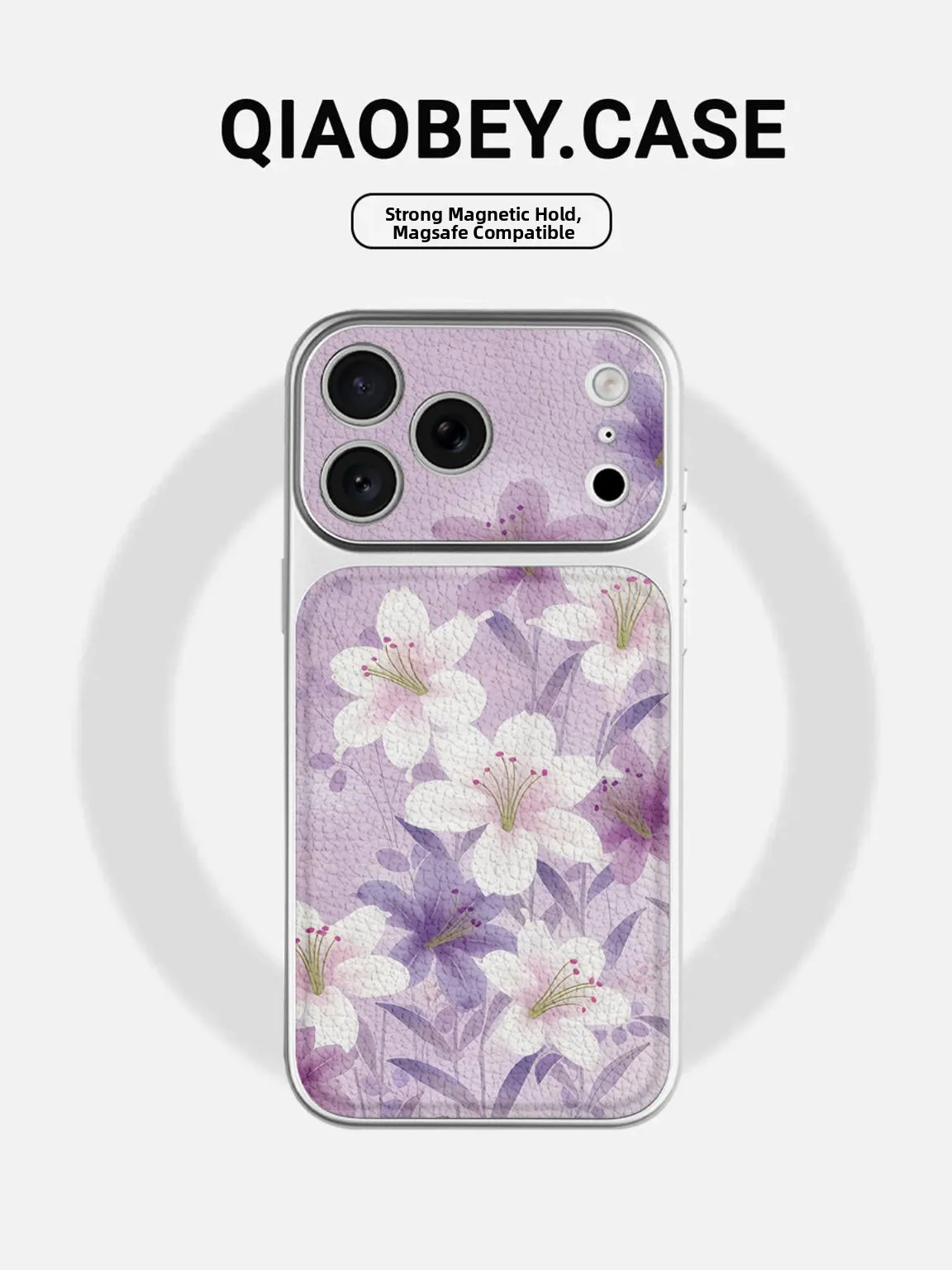 

Purple Flower Phone Case Instant 17 Large Compatible with iPhone 17 New Premium Cartoon Cute 15 Lens Full Cover...