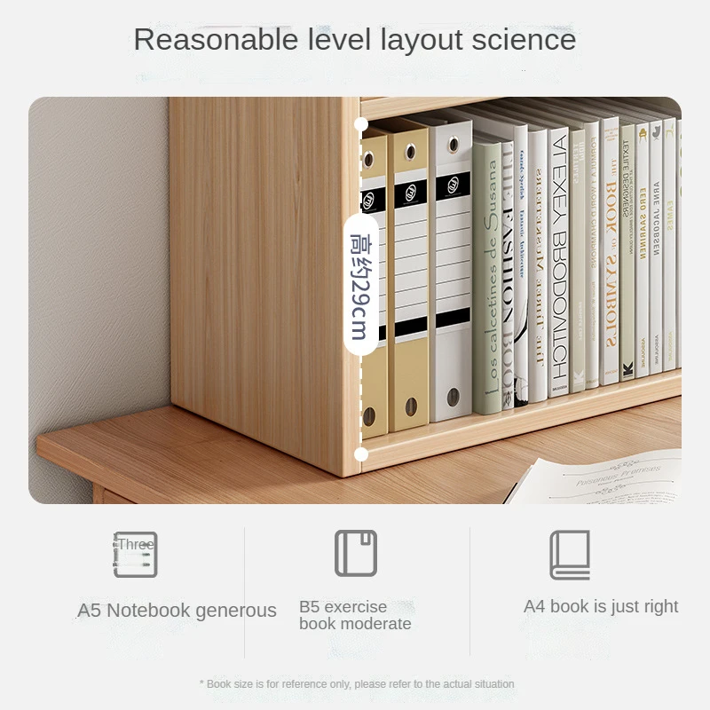 Simple bookshelf on the desktop small bookcase student dormitory desk storage rack