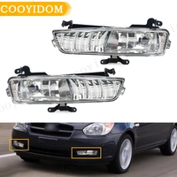 Luces antiniebla DRL para coche, luz de conducción, luz antiniebla del parachoques delantero para Hyundai Accent 2006-2010 92201-1E000 92202-1E000