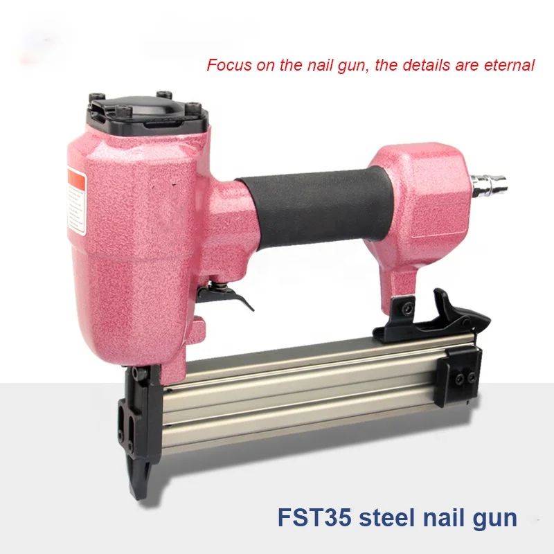 Wholesale FST 35 Portable Cordless Pneumatic Nail Nail Stapler Pneumatic Tools for Wooden Furniture