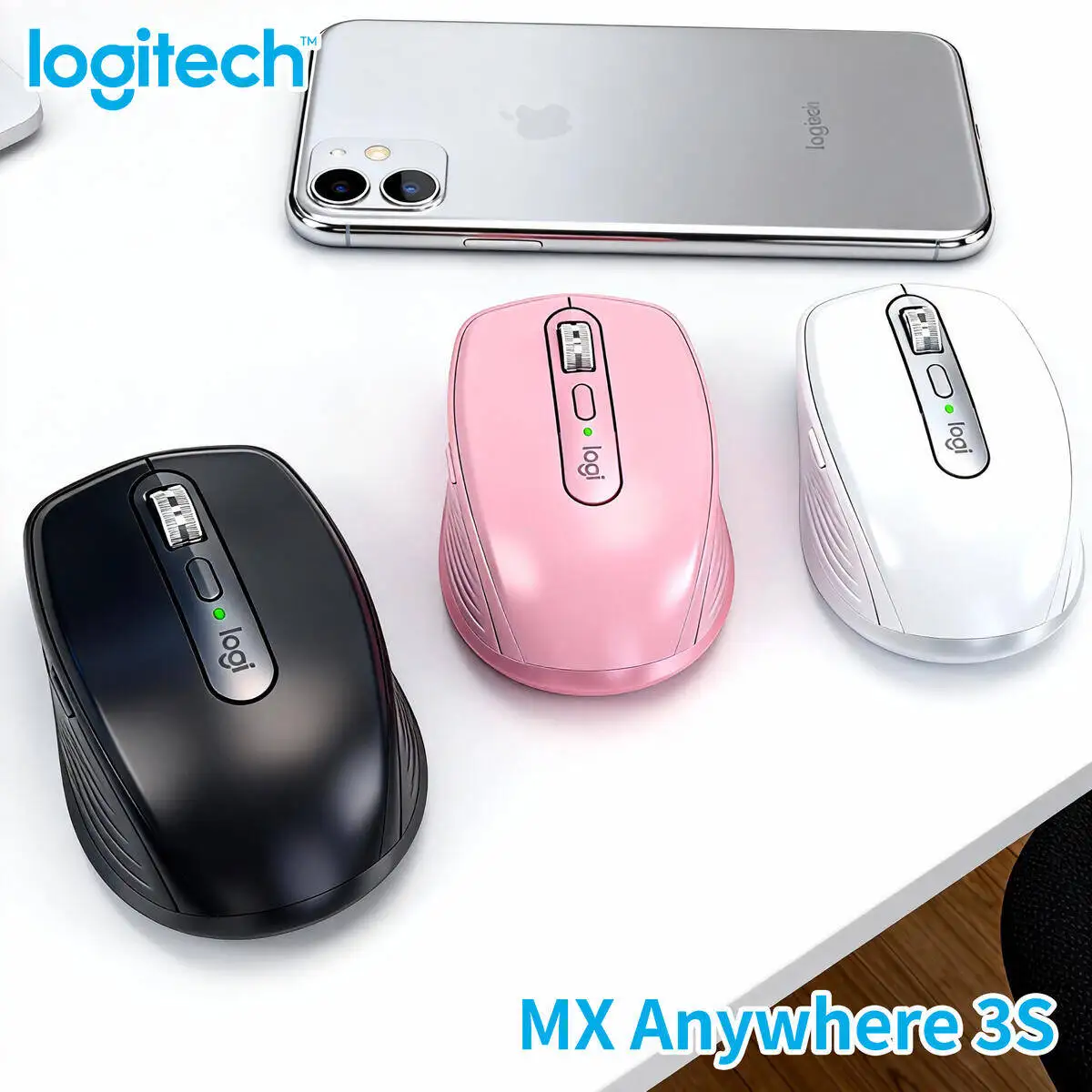 

Logitech MX Anywhere 3S Rechargeable Mouse for ZenBook 1-Min Charge 3-Hour Use