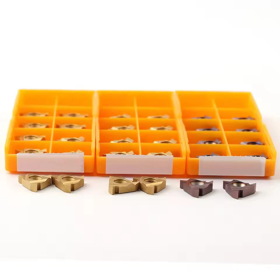 ดอกกัดเกลียวคาร์ไบด์ MMT 16IR 16ER AG55 DY15TF DY6020 DY735 จำนวน 10 ชิ้น สำหรับเครื่องกลึง CNC รุ่น 11ERAG55 11IRAG55