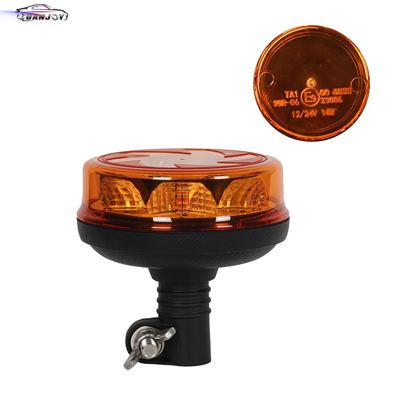 Yuanjoy 12v-24v ostrzegawczy Beacon obrotowe światło Led awaryjne światło stroboskopowe do ciągników ciężarowych pług śnieżny akcesoria do ciągników