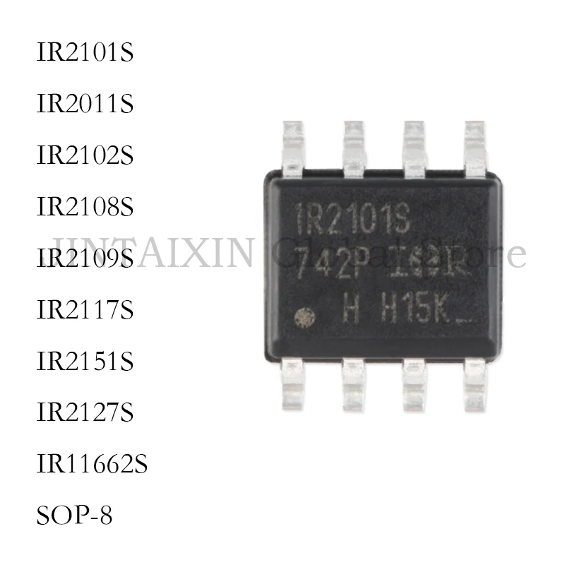 

10Pcs New IR2101S IR2011S IR2102S IR2108S IR2109S IR2117S IR2151S IR2127S IR11662S STRPBF TRPBF SOP-8 IC Chip In Stock Wholesale