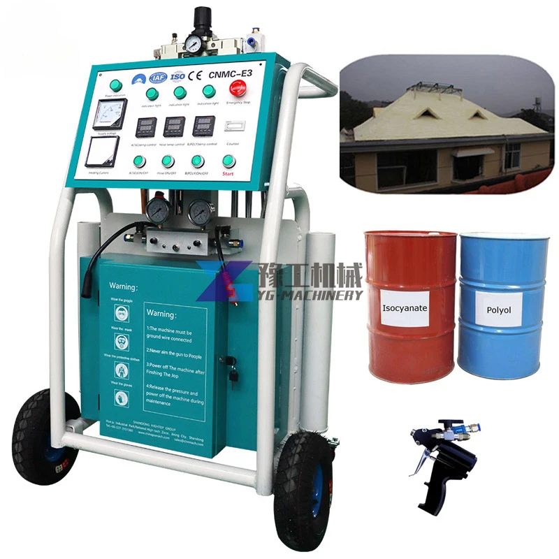 Portable PU Injection Machine Pneumatic Polyurethane Spray Foam Insulation Machine