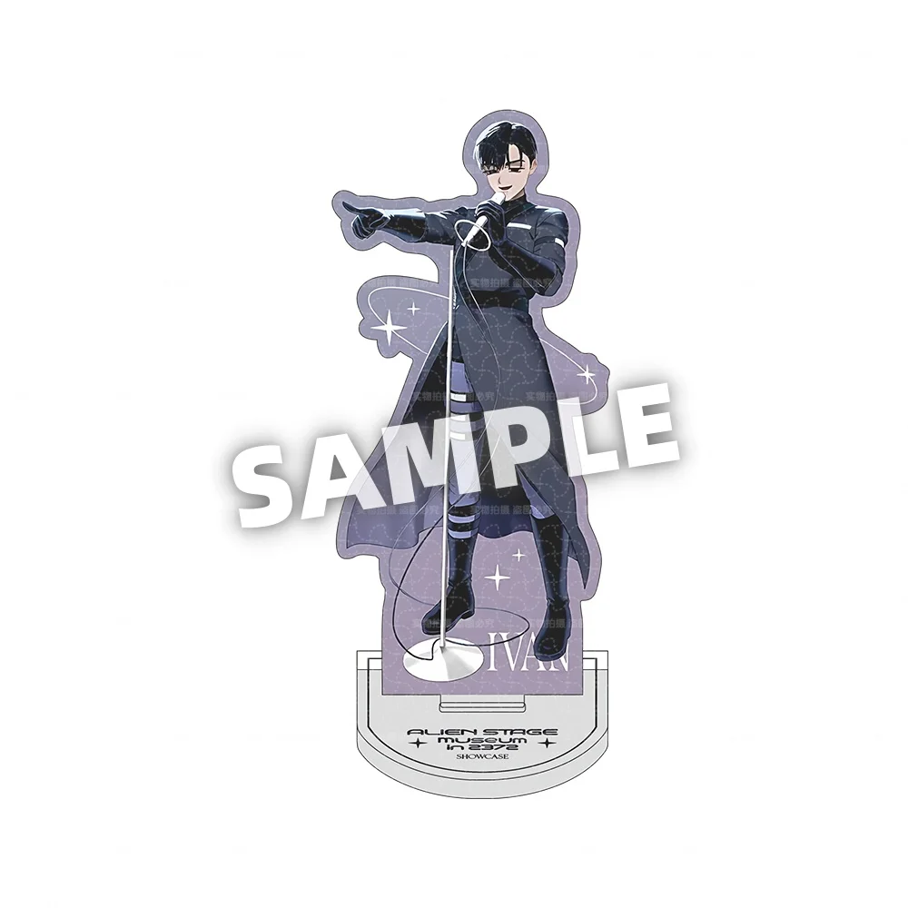 Sua Ivan Luka 3D Live Museum Alien Stage Acrylic Stand Figure Clear Printed Anime Character Desk Display Collectible keychain