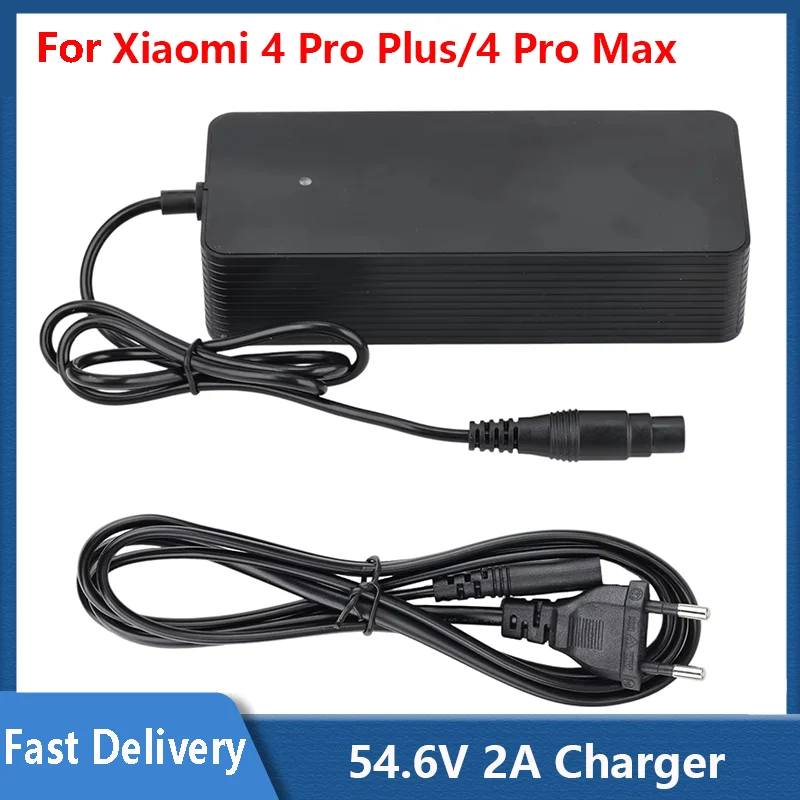 

54.6V 2A Charger For XiaoMi 4 Pro Plus/4 Pro Max /Ninebot ZT3 Pro Electric Scooter Battery Power Charger Accessories Parts