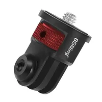 Mini Tripod Mount Aluminum Adapter 360 Swivel Disc Reinforced 1/4\