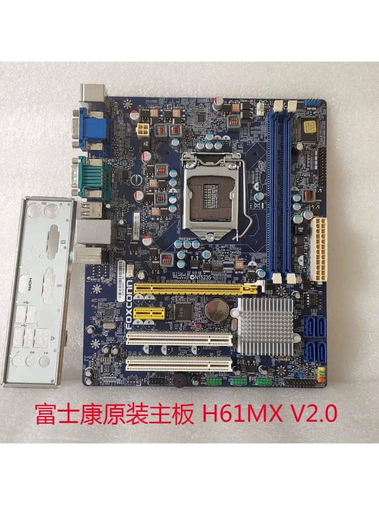 

Original Foxconn H61mx V2.0 Motherboard 1155-Pin H61H2-CM Motherboard HDMI Support 3 Generation CPU